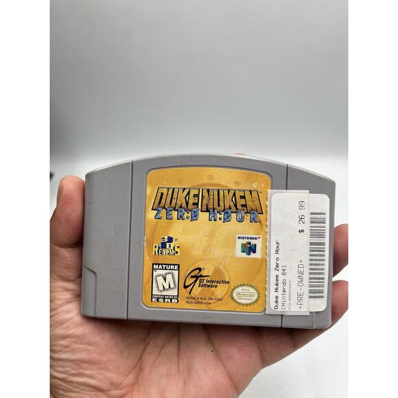 Duke Nukem Zero Hour N64 Nintendo 64 - Loose Tested Working - Picture 4 of 5